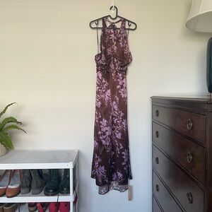 New Reformation Silk Kiana Dress